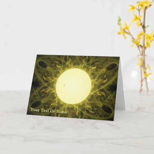 水銀の通過 カード (黄色い花)