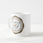 水銀の鏡のマグ コーヒーマグカップ (正面左)