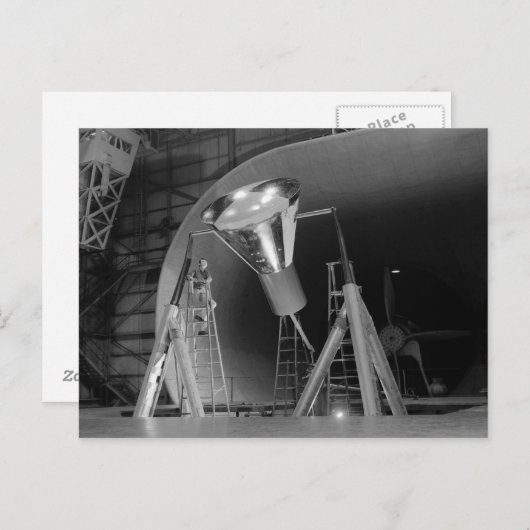 水銀宇宙カプセル1959年試験中 ポストカード (正面/裏面)