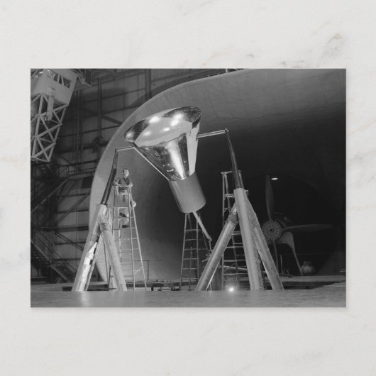 水銀宇宙カプセル1959年試験中 ポストカード (正面)