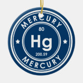 水銀素子ブルーセラミックオーナメント セラミックオーナメント (正面)