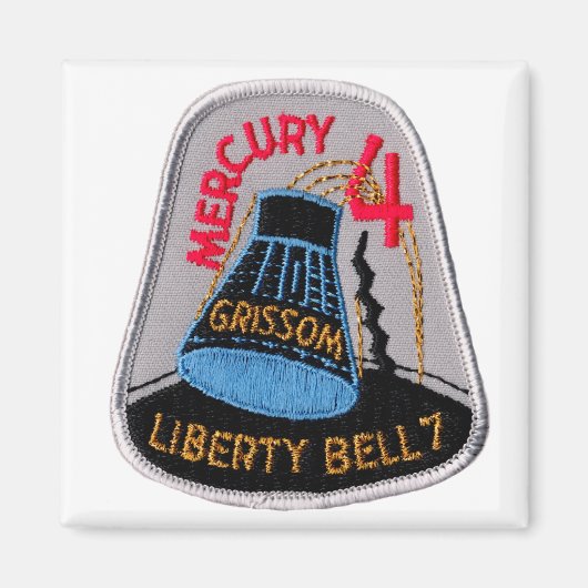 水銀4：リバティーベル7 Gus Grissom マグネット (正面)