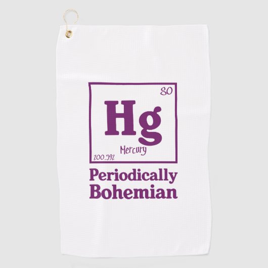 水銀 ゴルフタオル (正面)