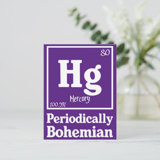 水銀 ポストカード (スタンド正面)