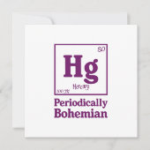 水銀 招待状 (正面)