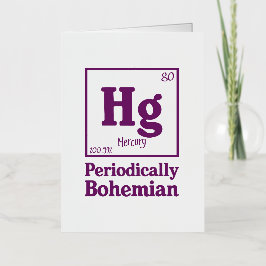 水銀 箔グリーティングカード