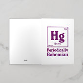 水銀 箔グリーティングカード (外側レイダウン)