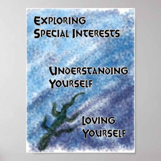 水陸両生自閉症：水 ポスター (正面)