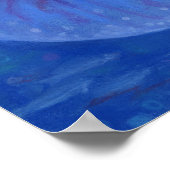 水陸両用と魚のキング、ファンタジーアート、水中 ポスター (角)