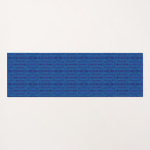 水陸両用と魚のキング、ファンタジーアート、水中 ヨガマット (裏面(横))