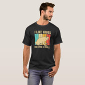 水陸両用の動物のガエル(ガエル) Tシャツ (正面フル)