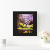 水陸両用モデルカエル放火01-01 スクエア壁時計 (ホーム)