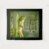 水陸両用モデル：カエル湖01-02 タペストリー (正面(横))