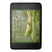 水陸両用モデル：カエル湖01-02 バスマット (正面縦)