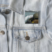 水陸両用突撃機を運転する米国の海洋 缶バッジ (インサイチュ)