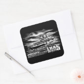 水陸両用突撃船ペレリウステッカー スクエアシール (封筒)