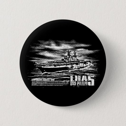 水陸両用突撃船ペレリウボタン 缶バッジ (正面)