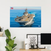 水陸両用突撃船 – LHD-2 ポスター (ホームオフィス)