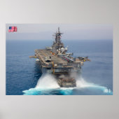 水陸両用突撃船 – LHD-3 ポスター (正面)