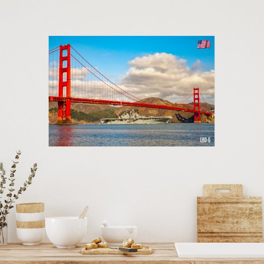 水陸両用突撃船 – LHD-6 ポスター (キッチン)