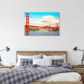 水陸両用突撃船 – LHD-6 24x36 キャンバスプリント (インサイチュ (寝室))