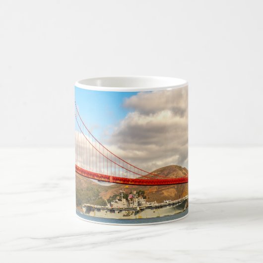 水陸両用突撃船 – LHD-6 Mug コーヒーマグカップ (中央)