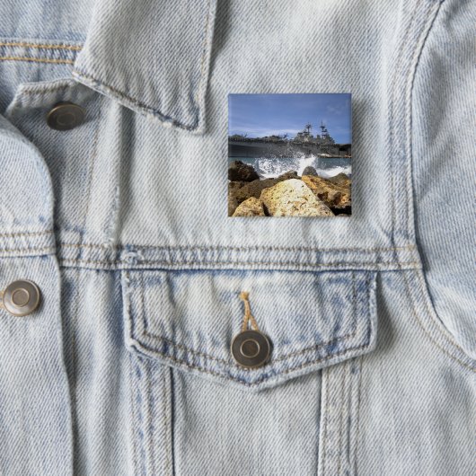 水陸両用突撃船USS Kearsge 缶バッジ (インサイチュ)