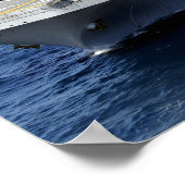 水陸両用突撃船USS Pelliu ポスター (角)