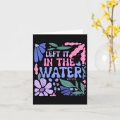 水離れ洗礼者の洗礼ボー カード (黄色い花)