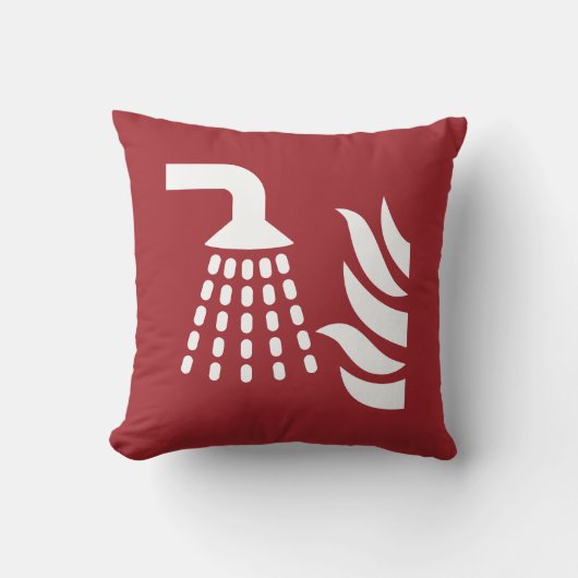 水霧アプリケータの安全標識 クッション (正面)