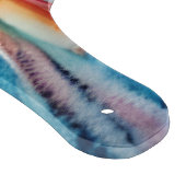 水面に映る鮮やかな夕焼け カッティングボード (角)