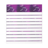 水面のトンボ ノートパッド (正面)