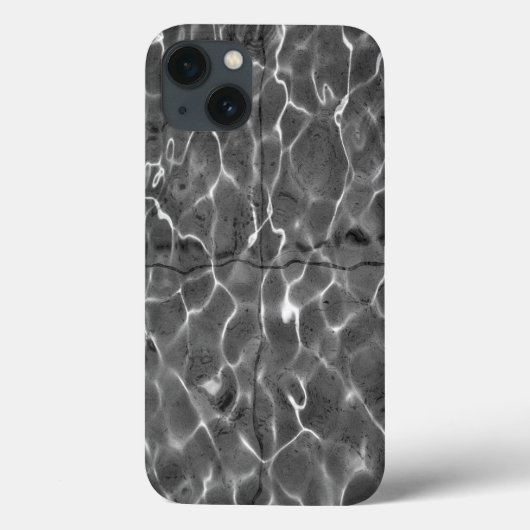 水面の光の反射：モノクロ Case-Mate iPhoneケース (裏面)