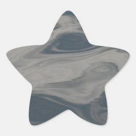 水面の反射 星シール