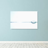 水面の気泡 キャンバスプリント (インサイチュ (ウッドフロア))