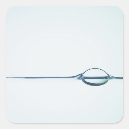 水面の気泡 スクエアシール (正面)