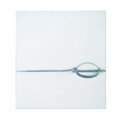 水面の気泡 ノートパッド (正面)