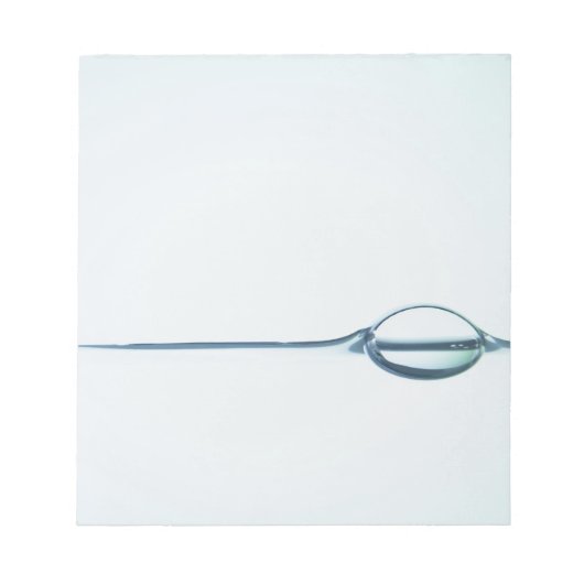 水面の気泡 ノートパッド (正面)