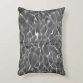 水面への光の反射:白黒 アクセントクッション (正面(垂直))