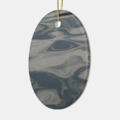 水面への反射 セラミックオーナメント (左)