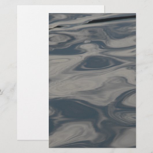 水面への反射 便箋 (正面/裏面)