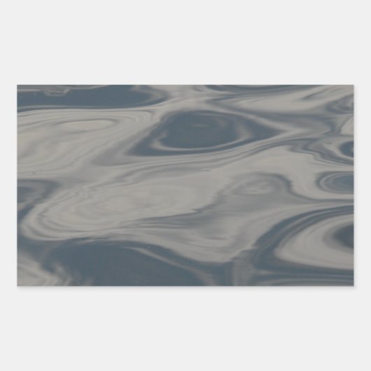 水面への反射 長方形シール (正面)