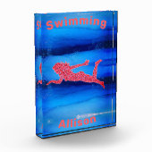 水面下で泳ぐ女の子 フォトブロック (左)