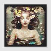 水面下の女性 | AIで生成されたアートワーク (正面)