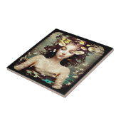 水面下の女性 | AIアートワーク タイル (側面)