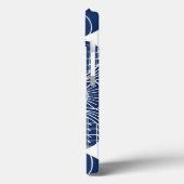 水面下の魚デザイン(青) Case-Mate iPhoneケース (裏面 / 左)