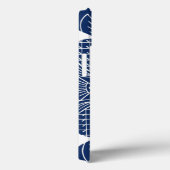 水面下の魚デザイン(青) Case-Mate iPhoneケース (裏面 / 右)