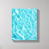 水面（スタイル6）油絵 キャンバスプリント (正面)