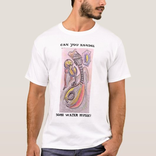 水音楽 Tシャツ (正面)