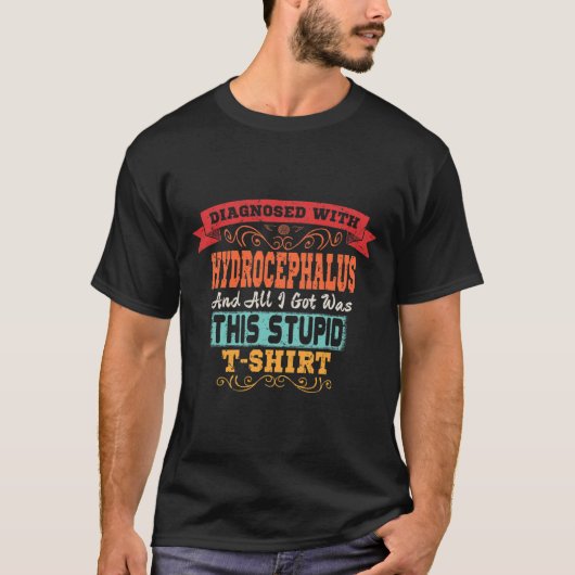 水頭おもしろい認識度贈与 Tシャツ (正面)